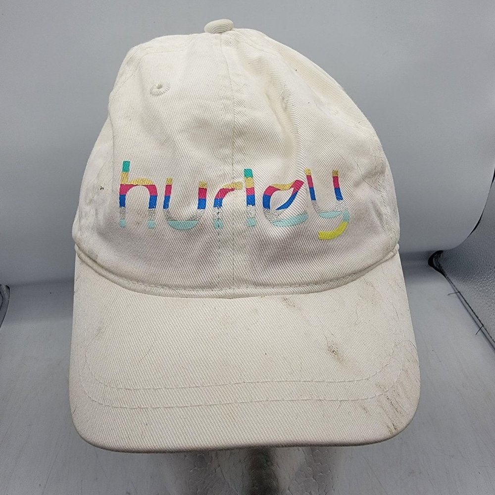 Hurley Adults Rainbow Logo Hat Cap Comfort Casual Lightweight Adjustable